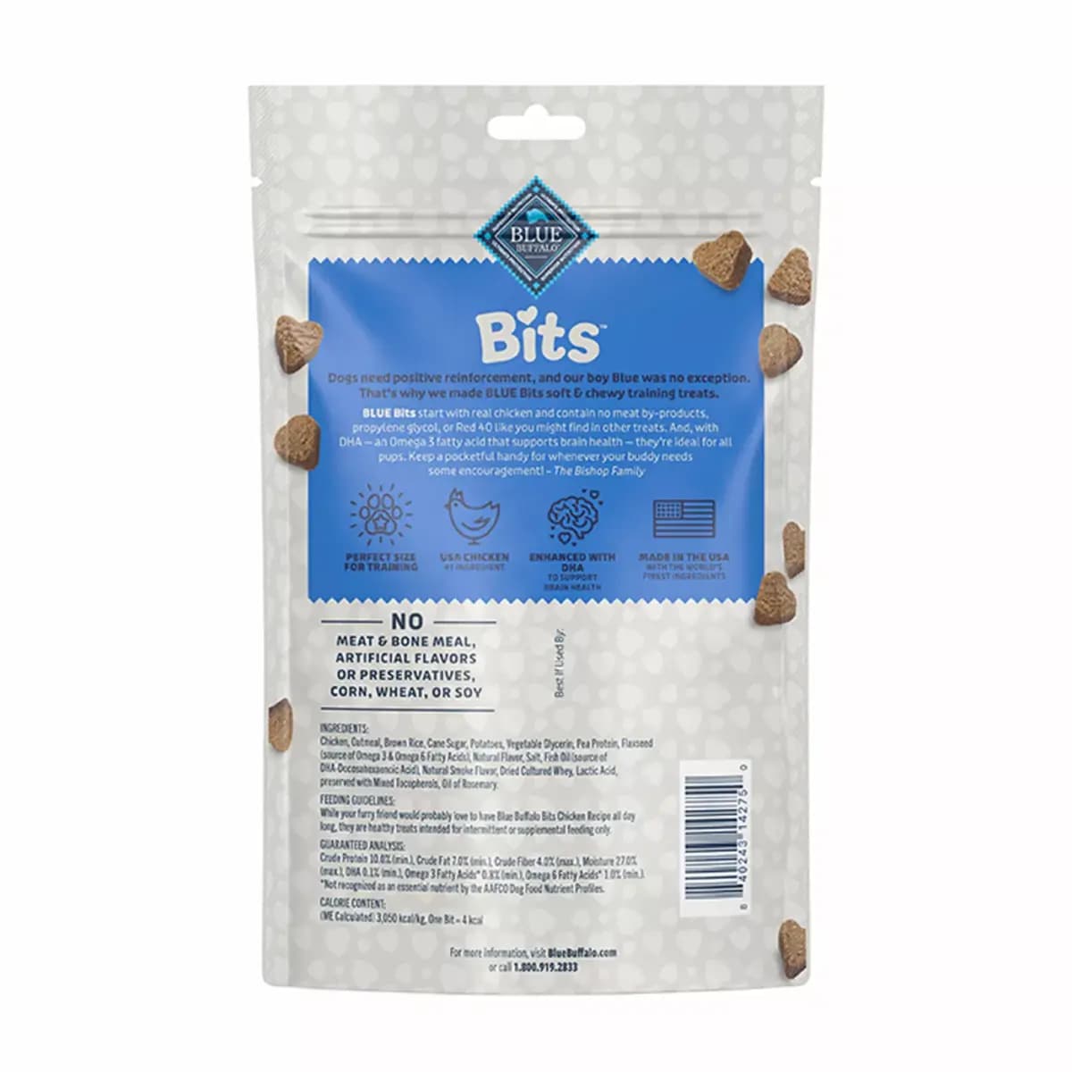 Blue Buffalo® Bits Soft & Chewy All Life Stages Dog Training Treats - Chicken [Brand Blue Buffalo, Food Type Soft and Chewy, Breed Size All, Life Stage All]