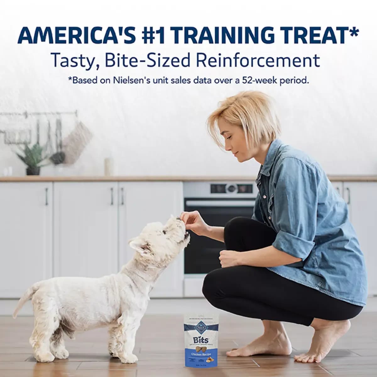 Blue Buffalo® Bits Soft & Chewy All Life Stages Dog Training Treats - Chicken [Brand Blue Buffalo, Food Type Soft and Chewy, Breed Size All, Life Stage All]