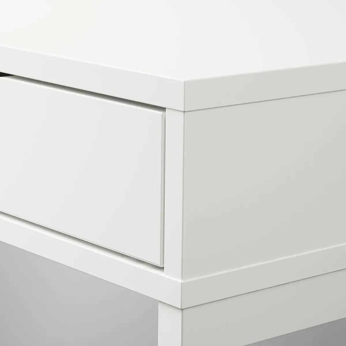 IKEA ALEX Desk, white 39 3/8x18 7/8 " [Max. load 110 lb, Maximum load/drawer 2 lb, Width 39 3/8 "]