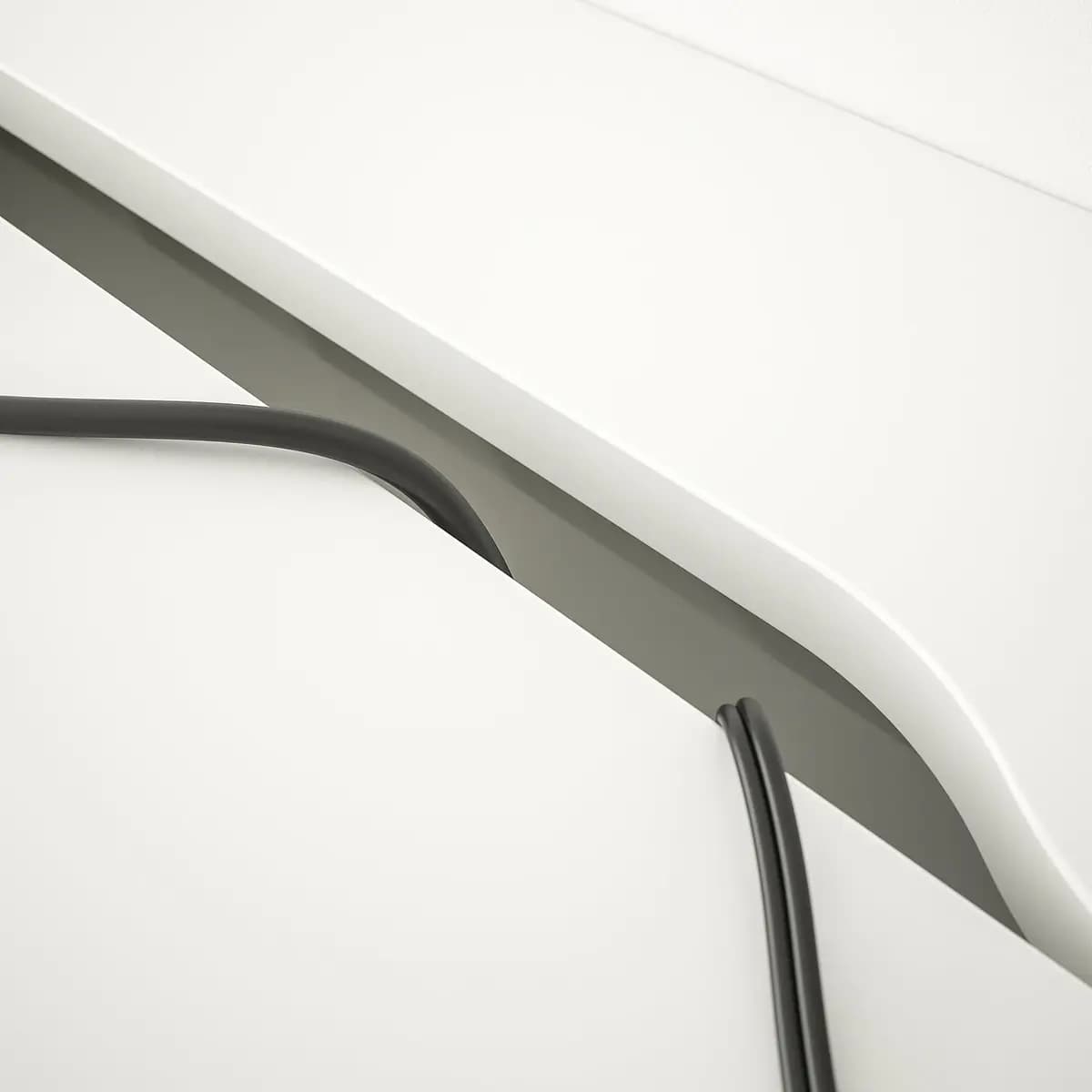 IKEA ALEX Desk, white 39 3/8x18 7/8 " [Max. load 110 lb, Maximum load/drawer 2 lb, Width 39 3/8 "]