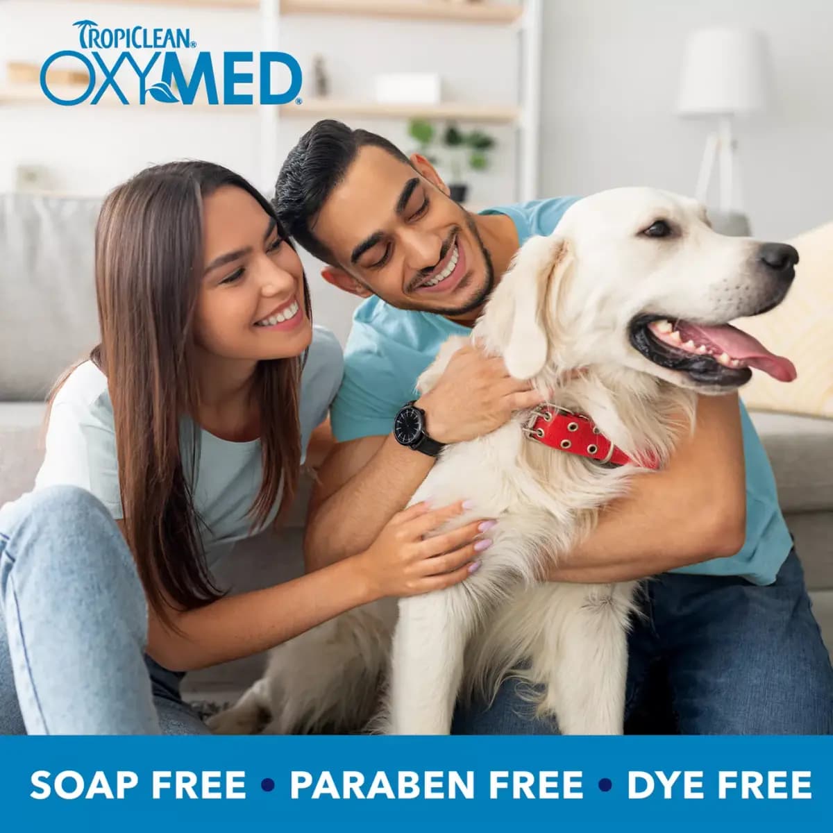 TropiClean® OxyMed® Medicated Allergy Itch Relief Dog Shampoo - Aloe Vera, Chamomile, Tea Tree 20oz [Features Medicated itch relief, Intended For Dog, Cat, Pet Weight All, Includes