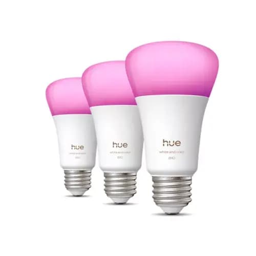 Philips Hue 60W A19 3PACK- E26 smart bulbs [046677590888, 50,000, 25,000]
