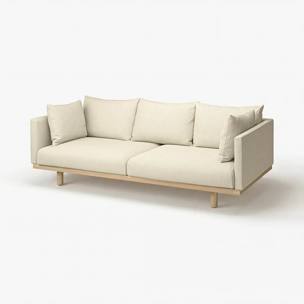 IKEA STOCKHOLM 2025 Sofa, Sundhamn beige [Width 91 3/4 ", Depth 40 1/2 ", Seat height 16 1/2 "]