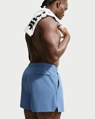 Nike Unlimited Men's Dri-FIT 5" Unlined Versatile Shorts Indigo Storm/Black/Indigo Storm [Body: 86% polyester/14% spandex. Mesh: 100% polyester., Machine wash, XS-4XL Tall]