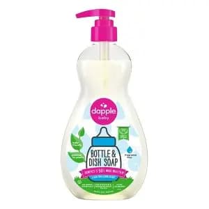 Dapple Bottle & Dish Soap - Fragrance Free - 16.9 fl oz: Hypoallergenic, Dye-Free, Paraben-Free, Sulfate-Free [Scent Unscented, Health Facts Paraben-Free, Phthalate-Free, No Fragra