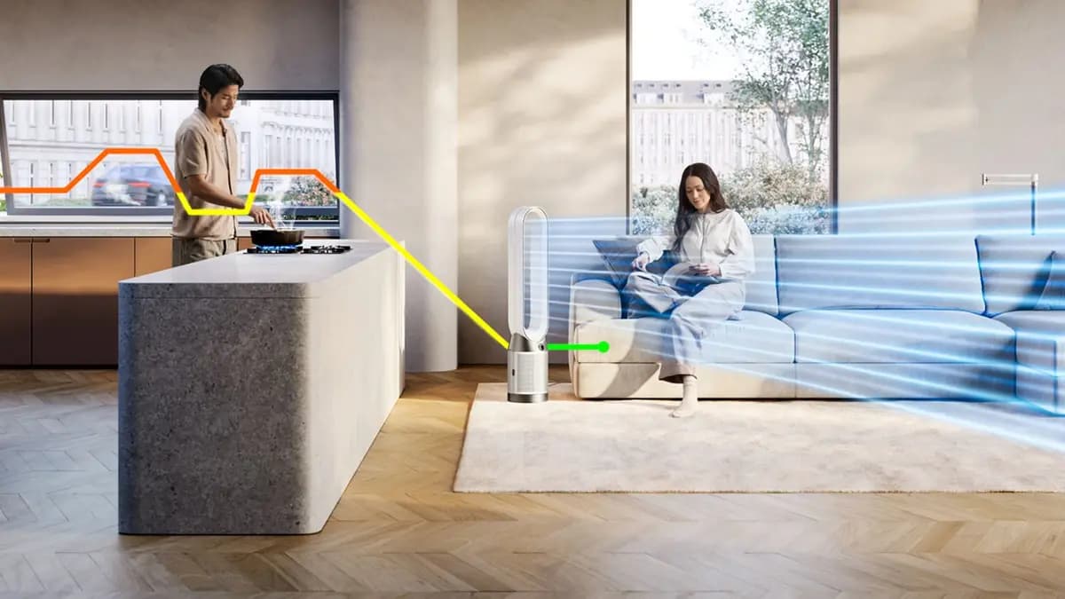 Dyson Purifier Cool PC1 White/White [10.4 lb, 350 degrees, 8.7 in]