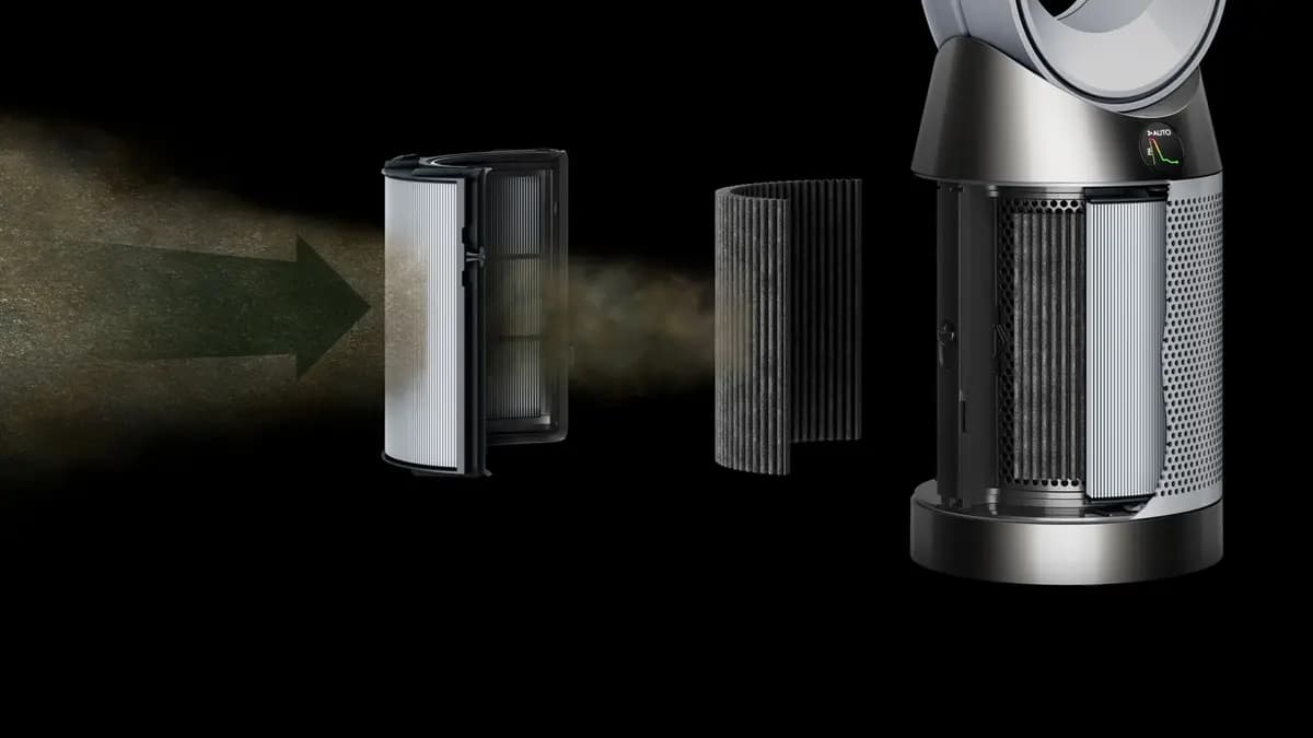 Dyson Purifier Cool PC1 White/White [10.4 lb, 350 degrees, 8.7 in]