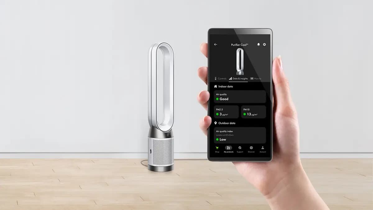 Dyson Purifier Cool PC1 White/White [10.4 lb, 350 degrees, 8.7 in]