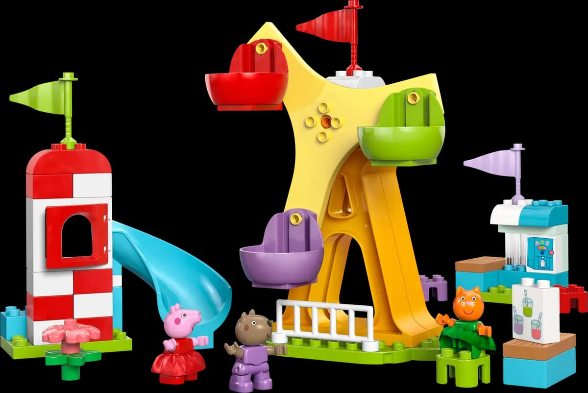 LEGO Funfair 10453 [53 pieces, ages 2+, LEGOÃƒÆ’Ã†â€™ÃƒÂ¢Ã¢â€šÂ¬Ã…Â¡ÃƒÆ’Ã¢â‚¬Å¡Ãƒâ€šÃ‚Â® DUPLOÃƒÆ’Ã†â€™ÃƒÂ¢Ã¢â€šÂ¬Ã…Â¡ÃƒÆ’Ã¢â‚¬Å¡Ãƒâ€šÃ‚Â® Peppa Pig]