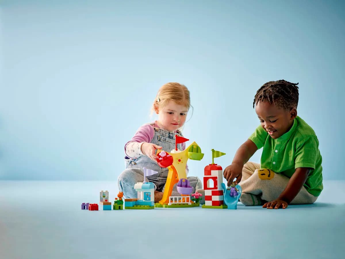 LEGO Funfair 10453 [53 pieces, ages 2+, LEGOÃƒÆ’Ã†â€™ÃƒÂ¢Ã¢â€šÂ¬Ã…Â¡ÃƒÆ’Ã¢â‚¬Å¡Ãƒâ€šÃ‚Â® DUPLOÃƒÆ’Ã†â€™ÃƒÂ¢Ã¢â€šÂ¬Ã…Â¡ÃƒÆ’Ã¢â‚¬Å¡Ãƒâ€šÃ‚Â® Peppa Pig]