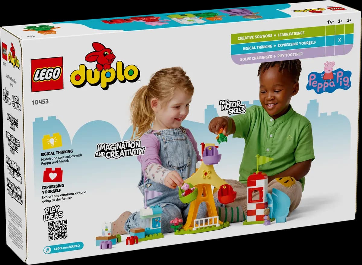 LEGO Funfair 10453 [53 pieces, ages 2+, LEGOÃƒÆ’Ã†â€™ÃƒÂ¢Ã¢â€šÂ¬Ã…Â¡ÃƒÆ’Ã¢â‚¬Å¡Ãƒâ€šÃ‚Â® DUPLOÃƒÆ’Ã†â€™ÃƒÂ¢Ã¢â€šÂ¬Ã…Â¡ÃƒÆ’Ã¢â‚¬Å¡Ãƒâ€šÃ‚Â® Peppa Pig]