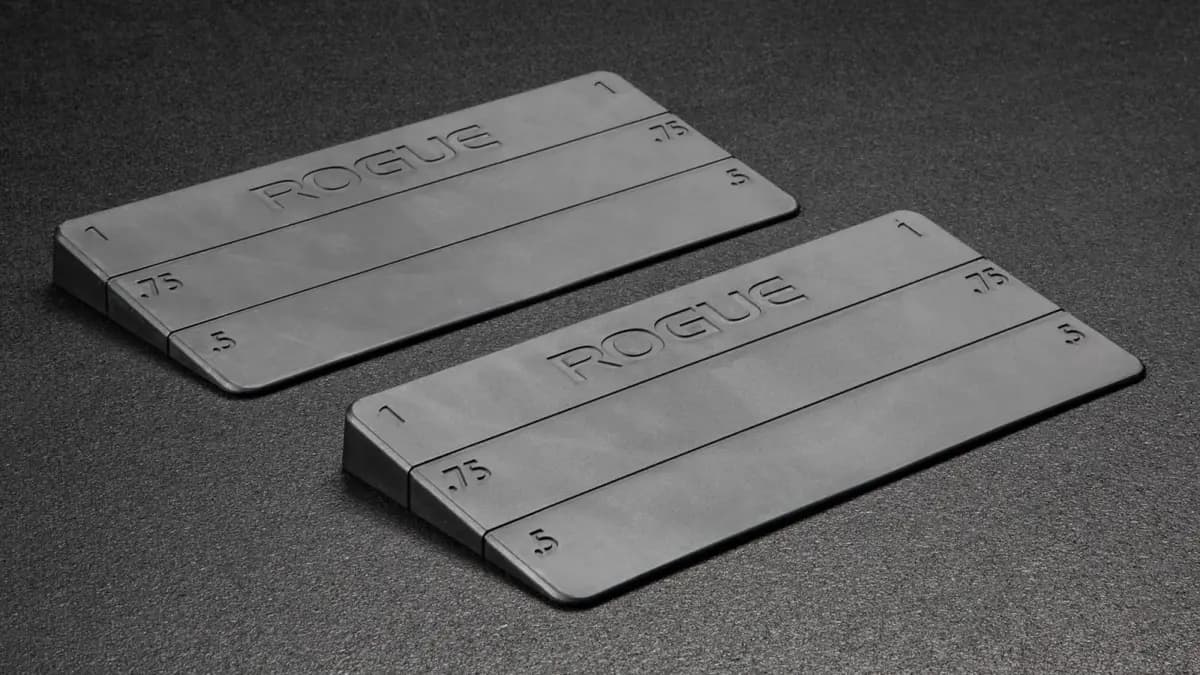 Rogue Fitness Rogue 13" Resin Squat Wedge Pair [Black, No, 1.6LB]