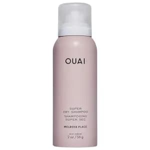 OUAI Mini Melrose Place Super Dry Invisible Dry Shampoo Melrose Place - notes of rose, freesia, bergamont, lychee, berry [Fine, Medium, and Thick, 2 oz/56 g, Super Blend of Rice St
