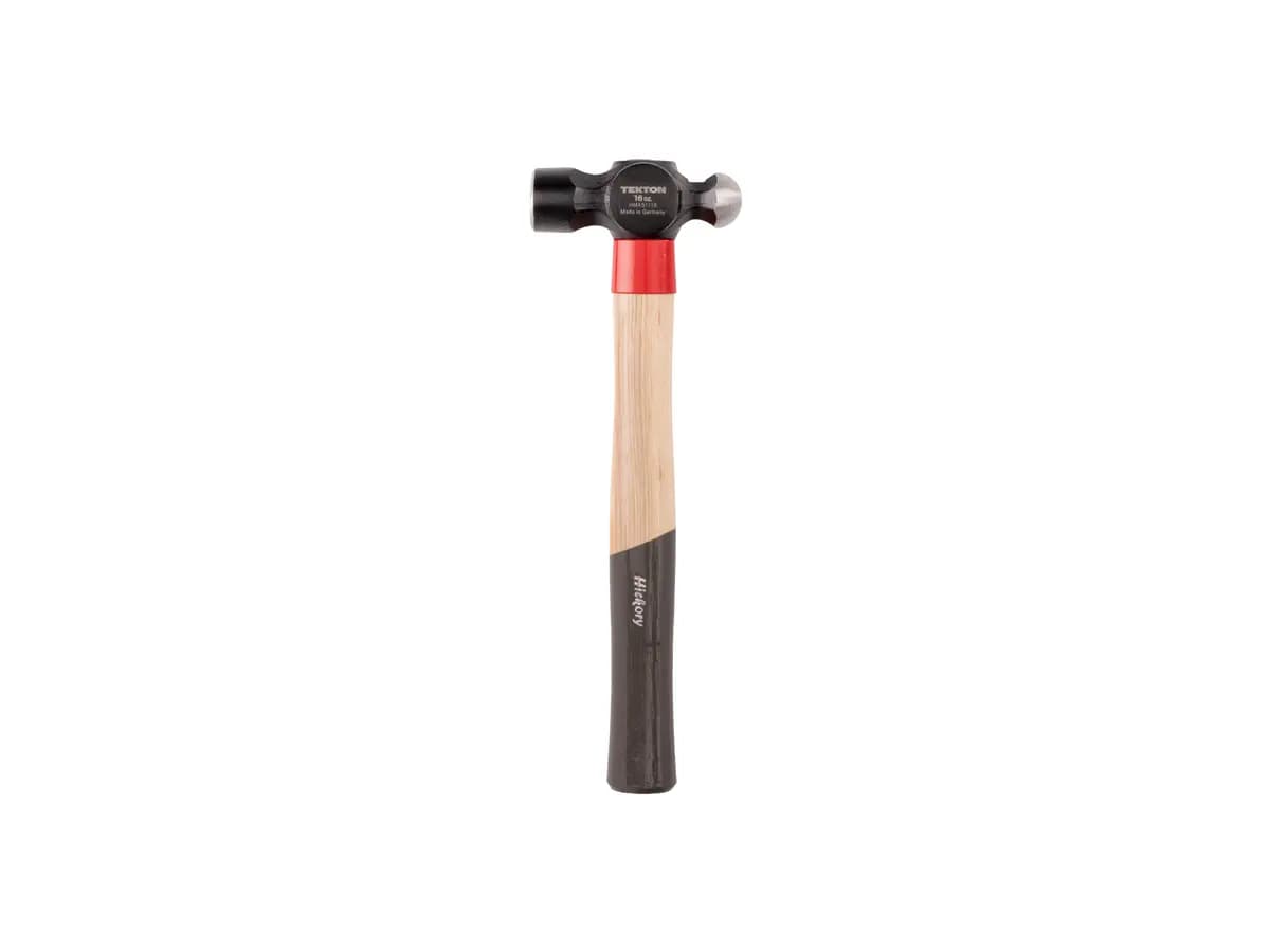 TEKTON 16 oz. Ball Peen Hammer [A. Length (in.) 12.2, B. Width (in.) 4.0, C. Height (in.) 1.2]