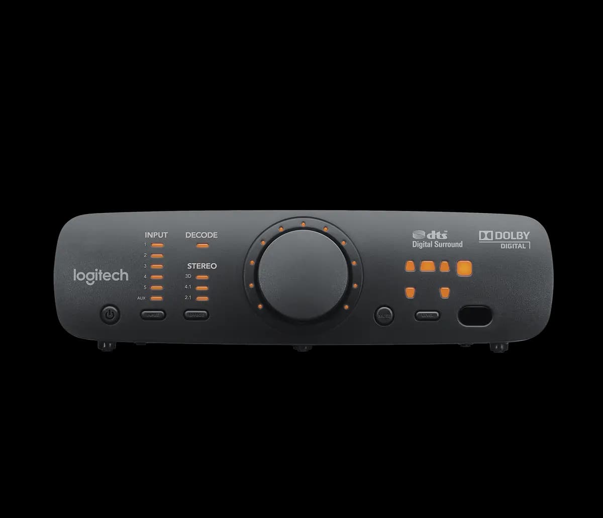 Logitech Z906 5.1 Surround Sound Speaker System - Black [6.51 in (165.3 mm), 3.91 in (99.3 mm), 3.64 in (92.5 mm)]