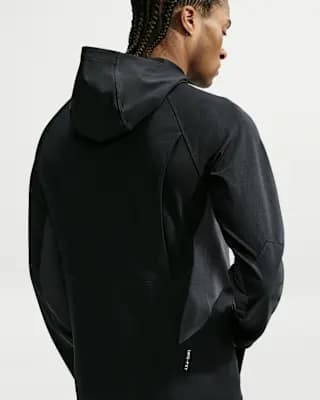 Nike Pro Men's Dri-FIT Mid-Layer Training Top Black/White [Black/White, Midweight knit material is soft and stretchy., Mesh panels provide extra breathability.]