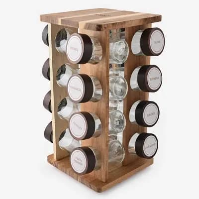 Cook With Color Revolving Spice Rack [6 Pounds, Freestanding, Dishwasher-Safe]