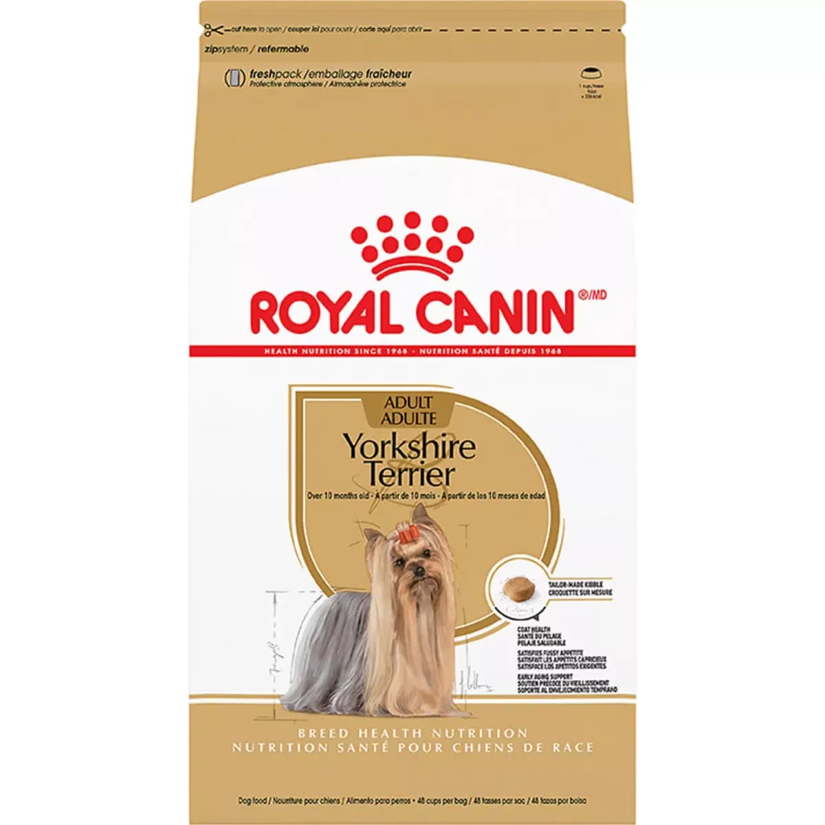 Royal Canin Adult Dry Dog Food - Yorkshire Terrier Breed Health Nutrition [Brand Royal Canin, Food Type Kibble, Breed Size X-SMALL, Life Stage Adult]