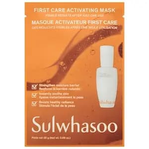 Sulwhasoo First Care Activating Single Sheet Mask 1 mask [Normal, Dry, Combination, and Oily, Mask, 1 mask]