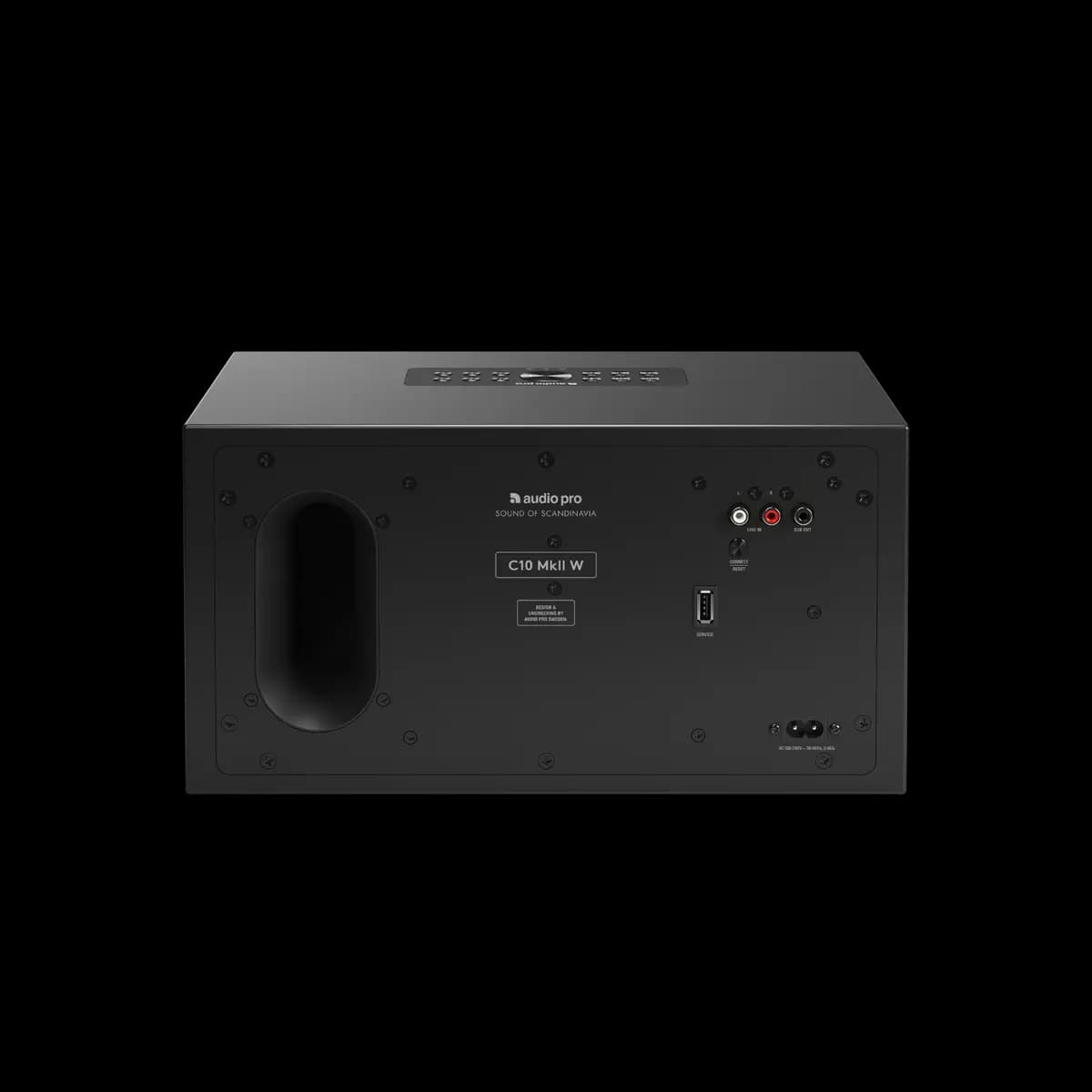 Audio Pro C10 MkII W Black [165x320x185 mm, 4,2 kg, 2x20W + 40W]