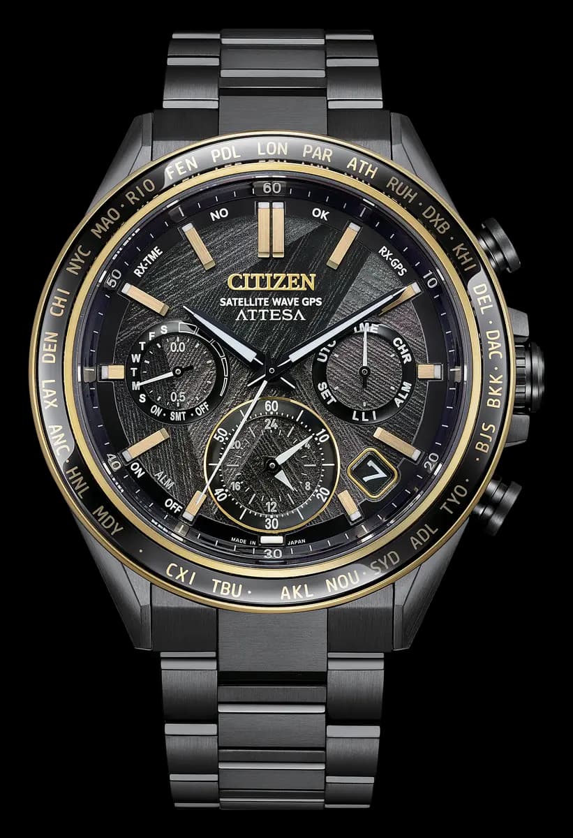 Citizen ATTESA LIGHT in BLACK CC4078-51E [44.6mm, F950 Eco-Drive, WR100/10Bar/333ft]