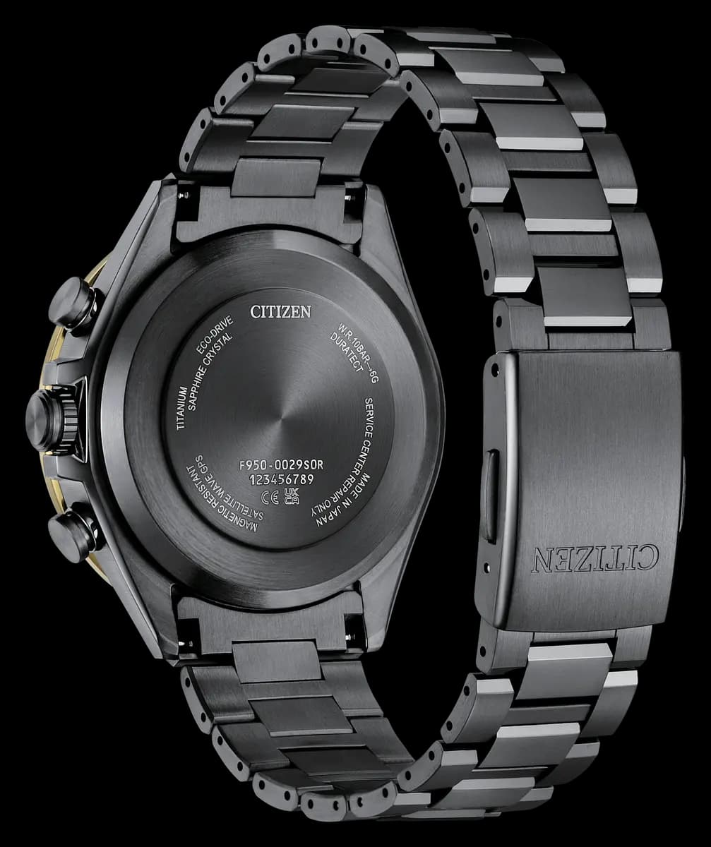 Citizen ATTESA LIGHT in BLACK CC4078-51E [44.6mm, F950 Eco-Drive, WR100/10Bar/333ft]