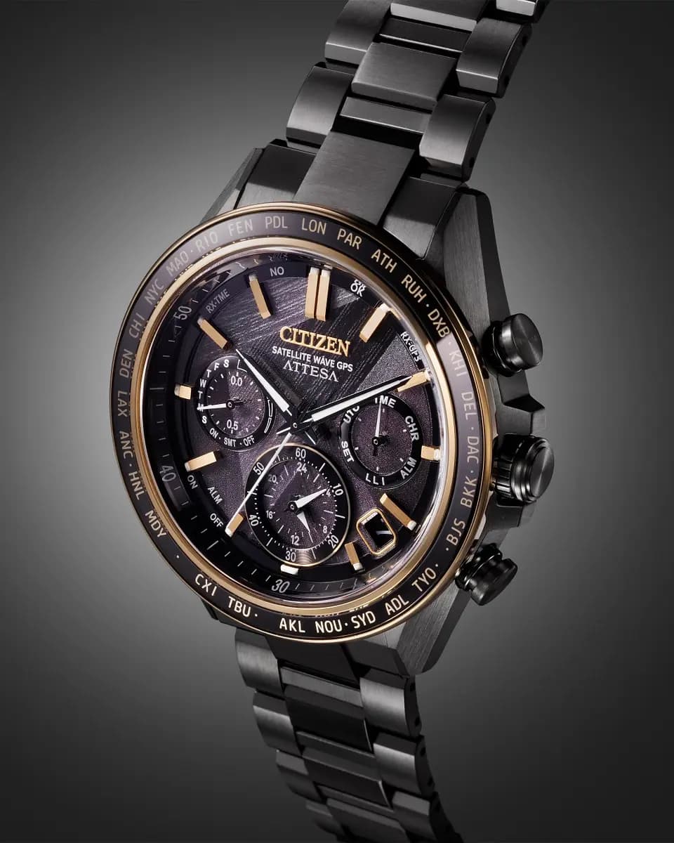 Citizen ATTESA LIGHT in BLACK CC4078-51E [44.6mm, F950 Eco-Drive, WR100/10Bar/333ft]