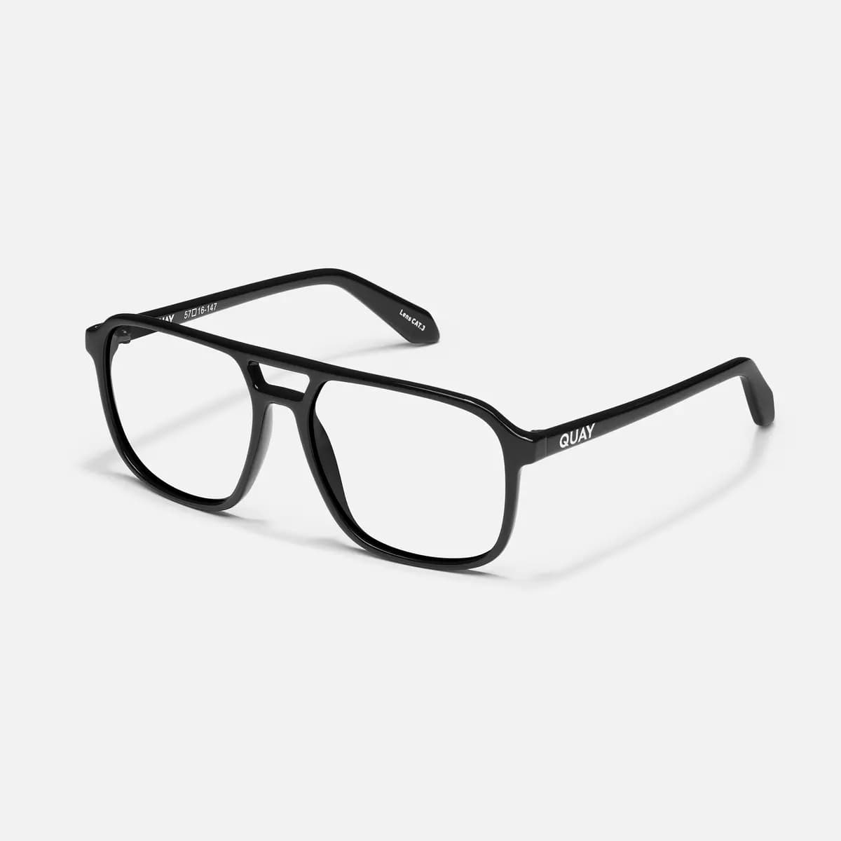 Quay ON THE FLY BLUE LIGHT TORT YELLOW/BLUE LIGHT [Blue light, Aviator shape, Standard arms]