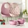 Bowls - 3pk - Pink - Cloud Island™ [Features Round (shape), Number of Pieces 3, Suggested Age 6 Months and Up, Capacity (Volume) 13.8 fl oz (US)]