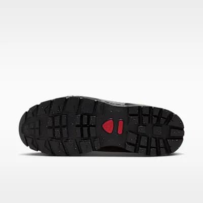 Nike Air Max Goadome Low SP Men's Boots Taupe/Black/University Red [Taupe/Black/University Red, Leather upper keeps it durable and breathable., IU5915-200]