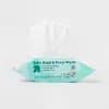 Hand and Face Wipes - 25ct - up&up™ [Scent Unscented, Dimensions (Overall) 7 Inches (L), 7 Inches (W), Trial/Mini/Travel Size Yes, Disposability Do not flush]