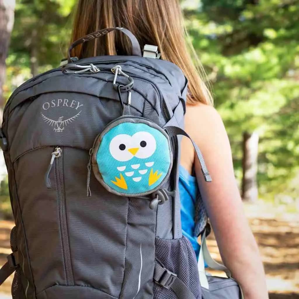 Adventure Medical Kits Backyard Adventure Owl First Aid Kit [Carabiner Clip, 3 Hand Sanitizer, 3 Triple Antibiotic]