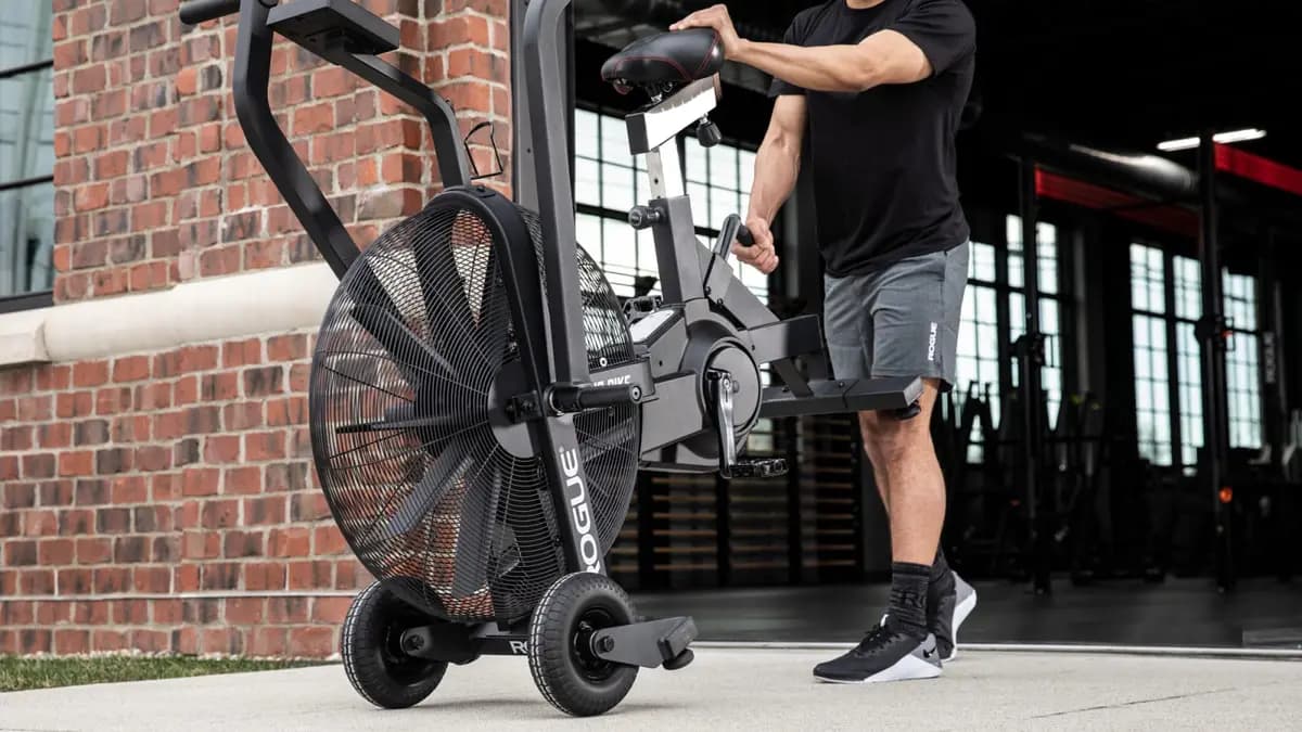 Rogue Fitness Echo Bike Turf Tire & Handle Kit [Black, No, 2.75" (wheels)]
