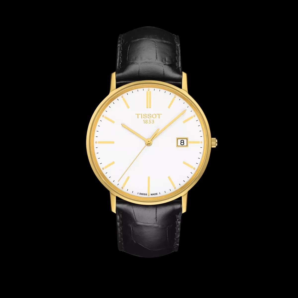 Tissot Goldrun Gold 38mm White [38.00 mm, Quartz three hands, 30 m]