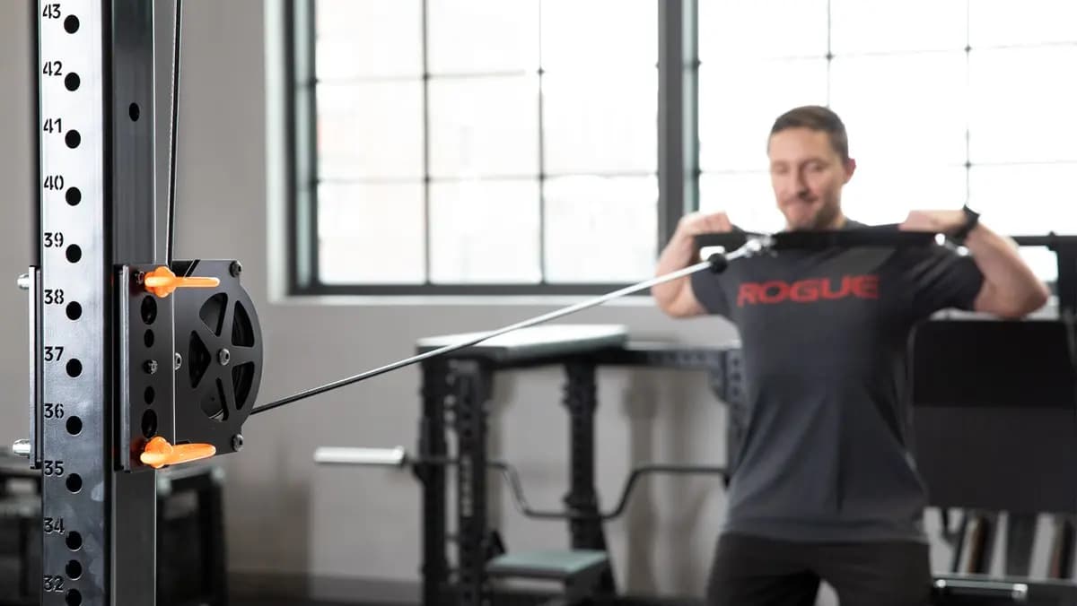 Rogue Fitness Monster Lite Slinger Solo Pulley Attachment [Black, Yes, 16LB]