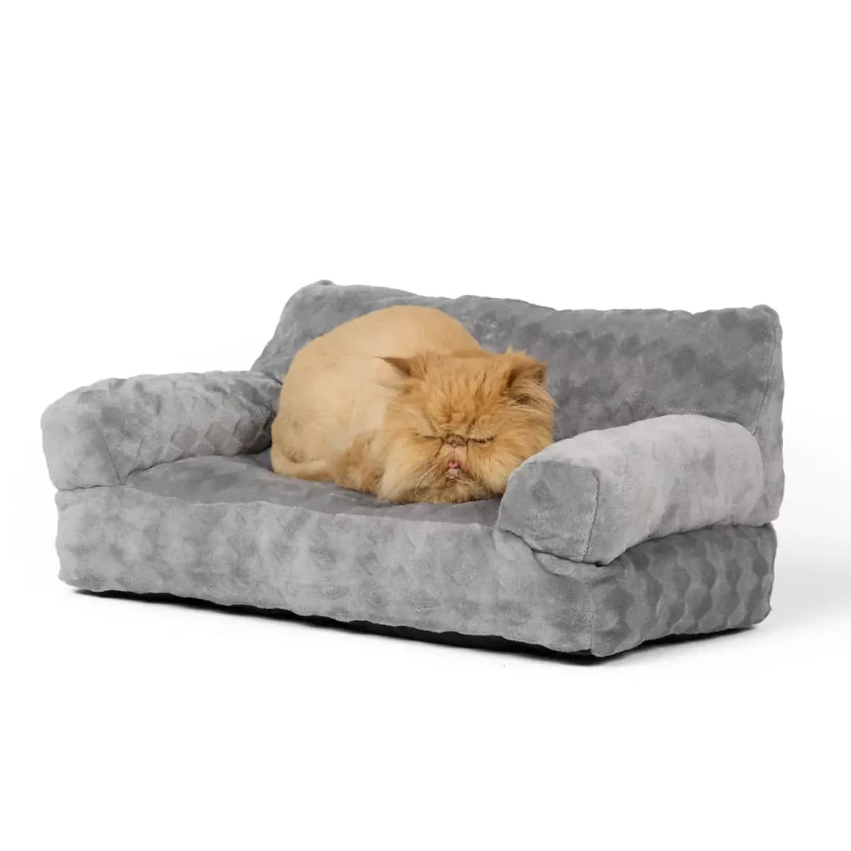 Whisker City® Grey Cat Couch Bed 21Lx12W [Brand Whisker City®, Includes 1 Couch Bed, Color Gray, Environment Indoors]