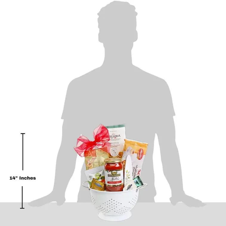 Taste of Tuscany Gift Set [11.5x9.75x14.25, Metal, Contains: Wheat, Milk, Nuts, Soy. Ma, 734038081235]
