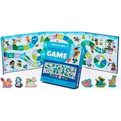 Fat Brain Toys Blizzard Blitz Magnetic Game [Winter-themed travel board game, Encourages counting skills, imaginative thinking, Spin the spinner to determine what space to move to 