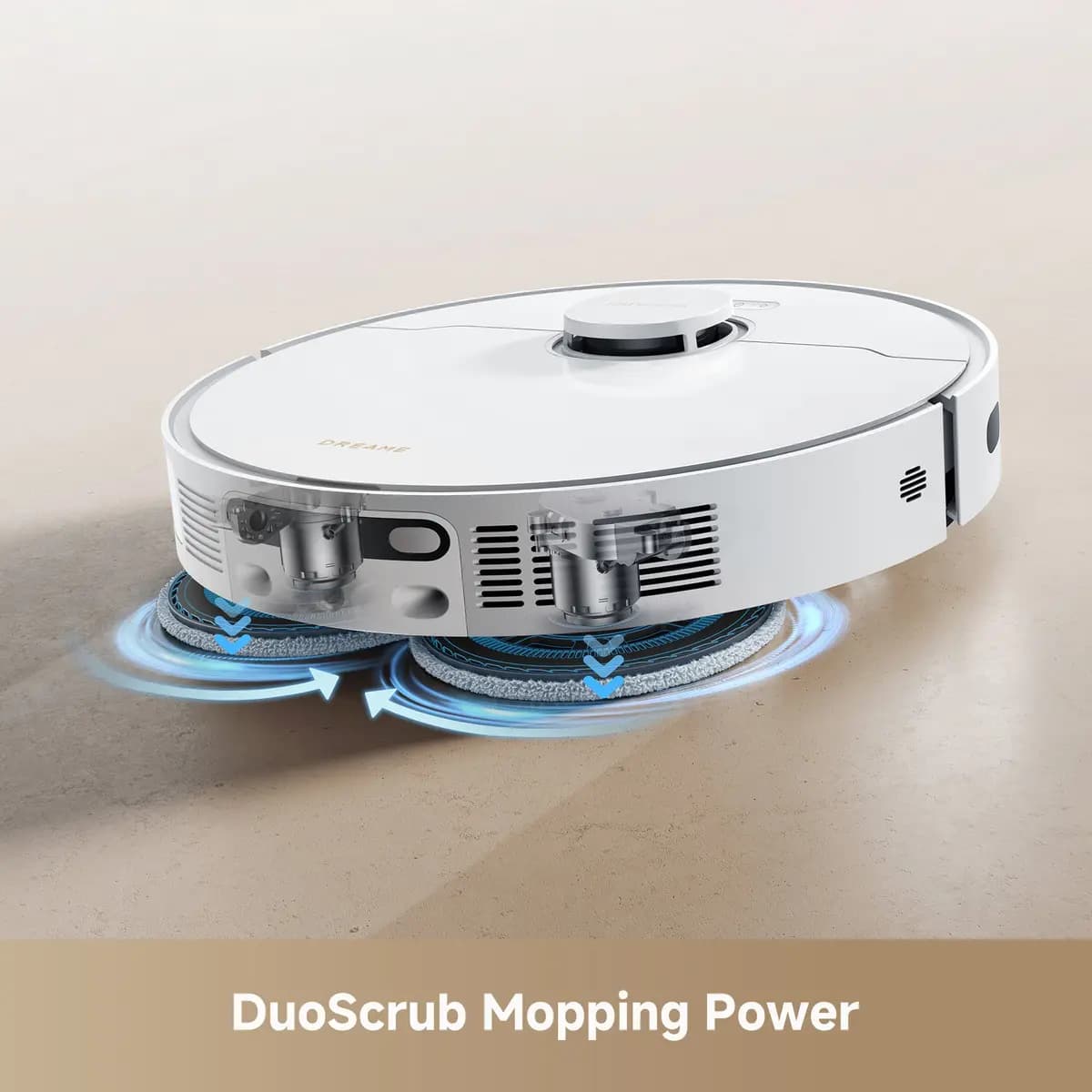 Dreame L40s Ultra CE White [350mm x 350mm x 104mm, 3.9kg, 13,000Pa]