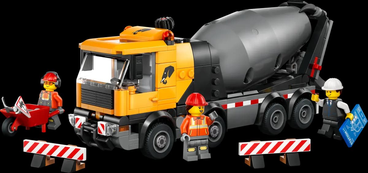 LEGO Cement Mixer 60478 [371 pieces, ages 7+, City]