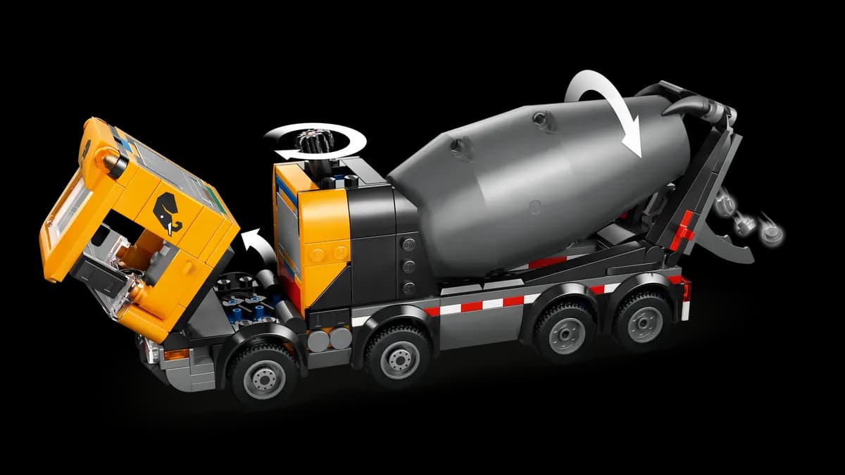 LEGO Cement Mixer 60478 [371 pieces, ages 7+, City]