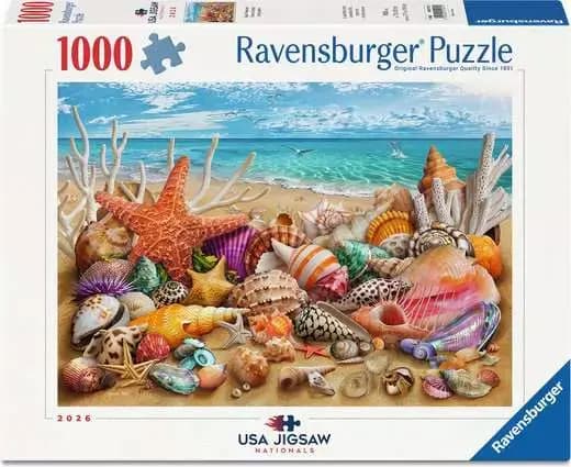Ravensburger Ravensburger USA Jigsaw Nationals '26: Beach Treasures [1000, ages 14 +]