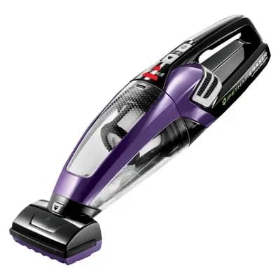 BISSELL Pet Hair Eraser Cordless Hand Vacuum 4.5" Cleaning Path Purple [3.0 Pounds, .73 Liter, 8-20 Minutes]