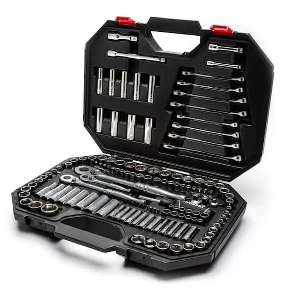 Husky Mechanics Tool Set (149-Piece), H149MTS [Carrier Type: Hard Shell Carrier, Color Family: Silver, Individual/Set: Set]
