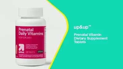 up&up Prenatal Vitamin Dietary Supplement Tablets - 100ct [18 Years and Up, Gluten-Free, Tablet]