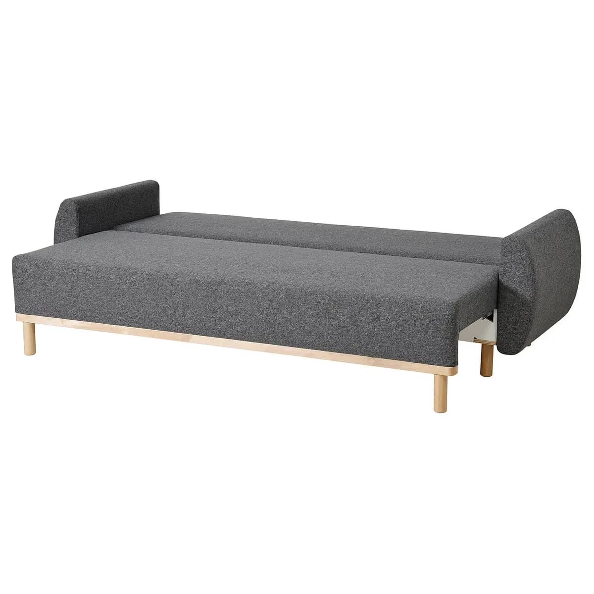 IKEA GRUNNARP Sleeper sofa, Gunnared medium gray [Clip Polypropylene]