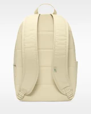 Nike Heritage Backpack (25L) Light Khaki/Burgundy Crush/Cannon [Body/Lining: 100% polyester, Spot clean, ONE SIZE]