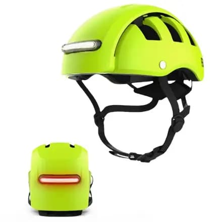 FEND Super + Lights Foldable Bike Helmet Hi-vis Lime [Recreational Cycling, Recreational Cycling, Hybrid]