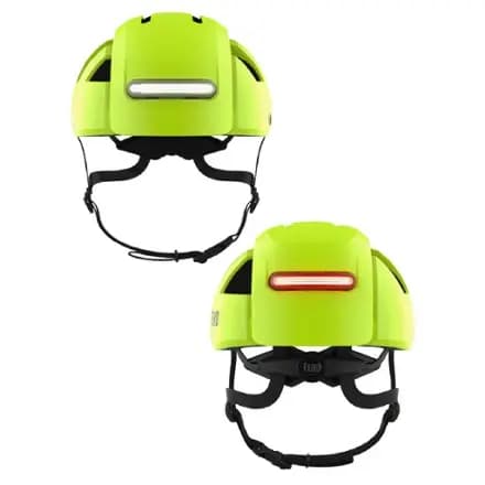 FEND Super + Lights Foldable Bike Helmet Hi-vis Lime [Recreational Cycling, Recreational Cycling, Hybrid]