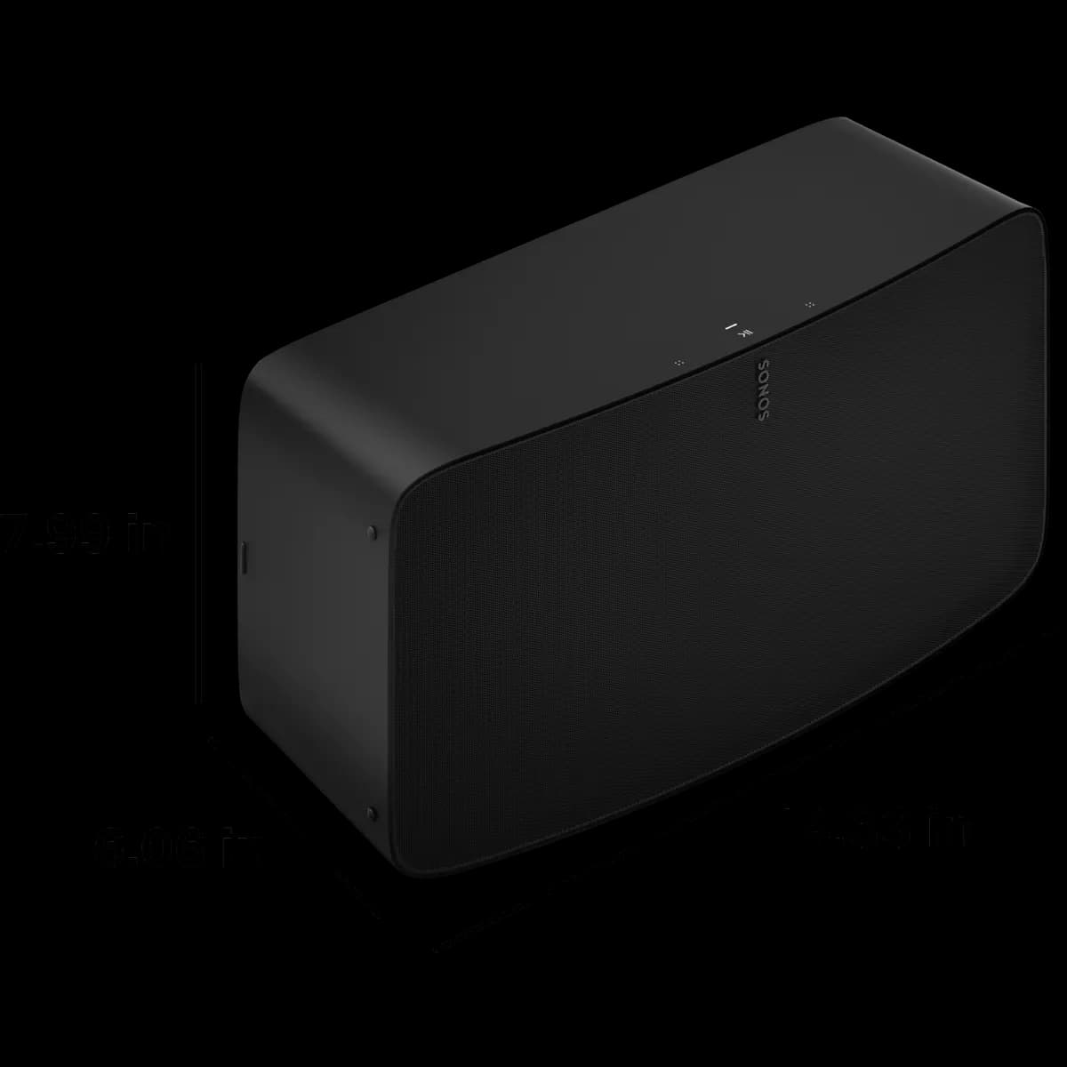 Sonos Five - White [7.99 in (203 mm), 14.33 in (364 mm), 6.06 in (154 mm)]